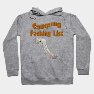 Camping Packing List Hoodie